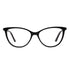 Sirts Dark Tortoise Brown Cateye Shiny Side Designer Full - Lens Caravan